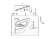 2008 Toyota Camry Weather Strip Diagram - 68174-06020