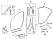 Toyota Camry Door Seal Diagram - 62331-06120-A1
