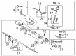 Toyota Sequoia Rack and Pinion Boot Diagram - 45536-0C010