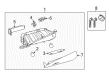 Toyota Camry Glove Box Diagram - 55303-06230-E0