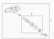 Toyota Corolla TPMS Sensor Diagram - 42607-33050