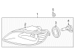 Toyota Camry Fog Light Diagram - 81221-AA011