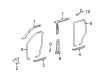 Toyota Land Cruiser Door Seal Diagram - 62332-60031-B0