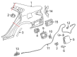 Toyota Matrix Fuel Door Hinge Diagram - 77360-02030