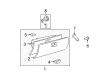 Toyota 4Runner Glove Box Diagram - 55550-35060-B0