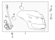 Toyota RAV4 Back Up Light Diagram - 81550-0R061