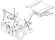 Toyota Tacoma Hood Latch Diagram - 53510-35080