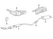 Toyota Prius Catalytic Converter Diagram - 17410-21500