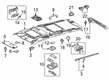 Toyota Sienna Dome Light Diagram - 04005-56208-B0