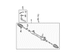 Toyota Yaris Rack And Pinion Diagram - 45510-52141