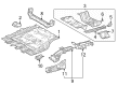Toyota bZ4X Floor Pan Diagram - 58336-42100