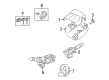 Toyota Matrix Steering Angle Sensor Diagram - 89245-02050