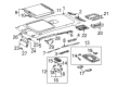 Toyota Tundra Dome Light Diagram - 81240-0C040-B1