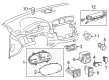 Toyota Avalon A/C Switch Diagram - 55900-07180