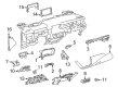 Toyota Corolla Cross Dash Panel Vent Portion Covers Diagram - 55607-02280
