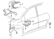 Toyota Corolla ABS Control Module Diagram - 44050-02140