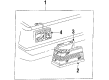 1984 Toyota Camry Light Socket Diagram - 81565-32080