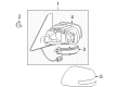 Scion xB Car Mirror Diagram - 87940-12D70