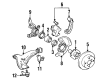 Toyota Paseo Brake Caliper Bracket Diagram - 47721-10010