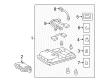 Toyota 4Runner Hazard Warning Switch Diagram - 84977-35010