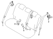2020 Toyota Yaris Seat Belt Diagram - 73350-WB005