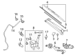 Toyota Yaris Windshield Wiper Diagram - 85241-52180