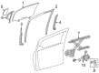 Toyota Window Run Diagram - 68151-0D240