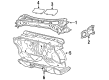 Toyota Celica Dash Panels Diagram - 55101-20700