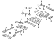 Toyota Camry Floor Pan Diagram - 58211-33141