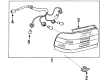 Toyota Corolla Light Socket Diagram - 81555-02030