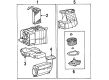 Toyota RAV4 Heater Core Diagram - 87107-10340