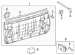2022 Toyota 4Runner Dome Light Diagram - 81360-35010-B0