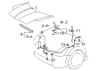 Toyota MR2 Spyder Lift Support Diagram - 53440-17030