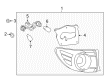 Toyota Light Socket Diagram - 81555-02580