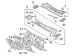 Toyota Solara Dash Panels Diagram - 55101-06282