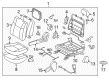Toyota Tacoma Seat Cover Diagram - 71073-04570-B1