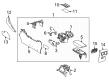 Toyota Venza Center Console Base Diagram - 58810-48620-C1