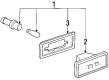 Toyota MR2 Side Marker Light Diagram - 81741-17010