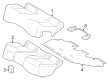 Toyota GR Corolla Seat Cushion Diagram - 71503-12540