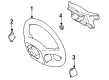 Toyota MR2 Steering Column Cover Diagram - 45187-17010-01