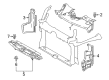 Toyota C-HR Radiator Support Diagram - 16595-0T280