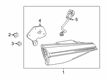 Toyota Avalon Light Socket Diagram - 81585-07100
