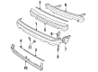 Toyota Camry Air Deflector Diagram - 53901-32010