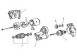 Toyota bZ4X CV Boot Diagram - 04437-42100