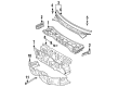Toyota Tercel Dash Panels Diagram - 55101-1G080
