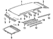 Toyota Tacoma Weather Strip Diagram - 62382-89101