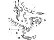 1992 Toyota Paseo Radiator Support Diagram - 53205-16101