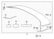 Toyota Prius Spoiler Diagram - 76085-47916