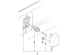1992 Toyota Corolla Light Socket Diagram - 81275-12390