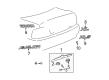 Toyota Emblem Diagram - 75447-AC020